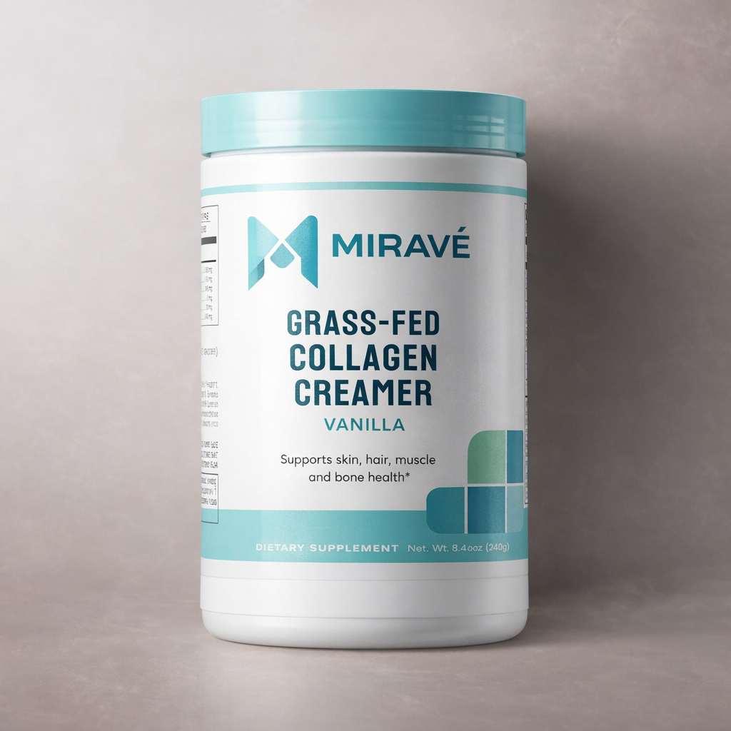 Mirave's™ Grass-Fed Vanilla Collagen Beauty Creamer